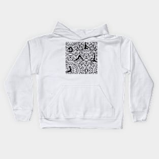 Pattern Yoga Kids Hoodie